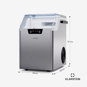 Machine à glaçons Klarstein 12 kg/24 h, 4 min, LED