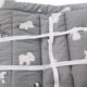 Sac de couchage bébé nid d'ange coton velours imprimé oreilles