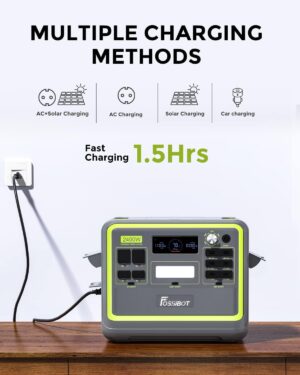 Station électrique portable FOSSiBOT F2400 2048Wh LiFePO4