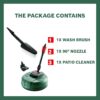 61M54sA6ycL._AC_SL1500_.jpg Bosch Home and Garden Kit de nettoyage Bosch Nettoyeur haute pression pour maison et voiture (avec nettoyeur de surfaces et patios,