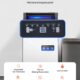 VEVOR Ice Cube Maker with 54.5kg24h Production Capacity and 12.7kg Storage Capacity, 36 Ice Cubes in 15 Minutes, LED Digital Displa