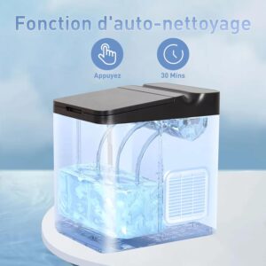 Machine à glaçons Todeco 1,5 L, 12 kg/24h, autonettoyante