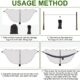 Udbrud Hamac de Camping avec Moustiquaire, Camping avec moustiquaire Fermeture eclair Double Face Protection a 360 Anti-Insecte De
