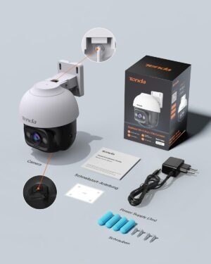 Caméra Tenda WiFi extérieure 3MP - Vision nuit couleur