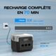 Station electrique portable EF ECOFLOW RIVER 2 Pro, batterie LiFeP04, 768 Wh, charge rapide en 70 min, 3 prises CA de 800 W, generat