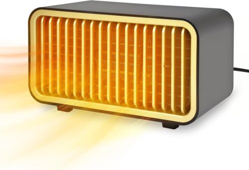 Chauffage D'appoint, Radiateur Soufflant, Mini Chauffage Electrique Portable Silencieux De 1000 W Avec 2 Modes, Protection Contre La