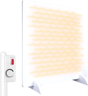 Silvergear Radiateur Electrique Mobile 425W Chauffage Radiateur Electrique Basse Consommation d'Energie Chauffage d'Appoint