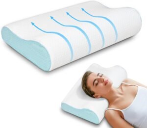 Oreiller de cou Enighs Mousse à mémoire de forme soulage la douleur