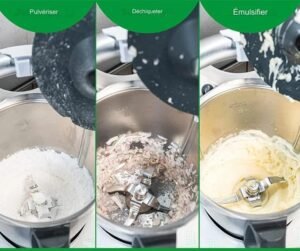 61O98zQUVUL._AC_.jpg Couvercle anti-eclaboussures pour Thermomix TM5 TM6 TM31, maintien les aliment au fond, reduit le gaspillage facilite le nettoyage,