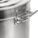 Marmite inox 70L Begoniape induction Ø45 poignées couvercle
