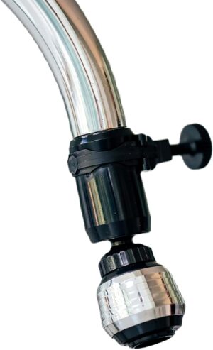 Eco-flow Tucana Adaptateur de robinet Aerateur de robinet a deux fonctions debit de douche avec rotation a 360 Economie d'eau