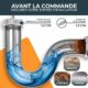 Furet déboucheur canalisation 7,5 m Meisterfaktur automatique