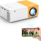 PVO Portable WiFi Projector, Smartphone Can Mirror Wireless Projector Projector Compatible with SmartphoneTabletLaptopTV StickTy