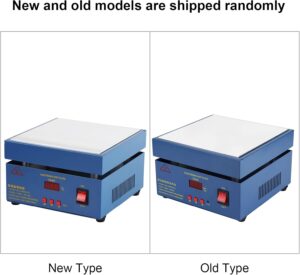 110V220V Heating Station, 220 x 200 mm Digital LED Electric Preheating Station, AC 800 W Micro-Computer Heating Plate, for Repair S