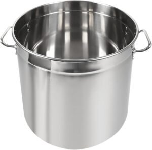 Marmite inox 70L Begoniape induction Ø45 poignées couvercle