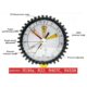 Manomètre climatisation SAE 80 mm R134a R22 R407C R410A