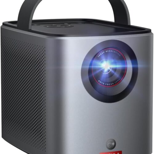 Nebula Anker Mars 3 Air 1080p Video Projector, Mini Portable Projector 400 ANSI Lumens, Official Google TV, Dolby Digital, 2 x 8 W,