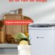 Machine à glace pilée KitchenBrothers 1,2 L portable