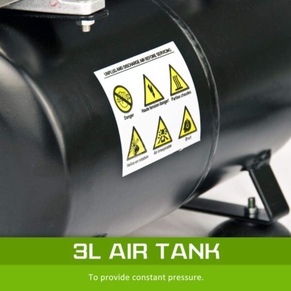 Dynamic Power HB-AS186 Air Compressor 16HP 20-23Lmin with 3 Litre Tank