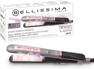 Lisseur vapeur Bellissima céramique & argan, 3 niveaux