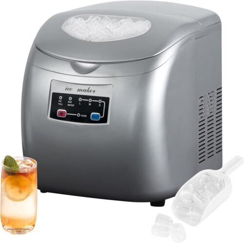 Machine à glaçons WOLTU 12 kg/24h, 3 tailles, 2,8 L