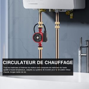 Pompe de circulation SUDEG 25-6180 - 3 vitesses manuelles