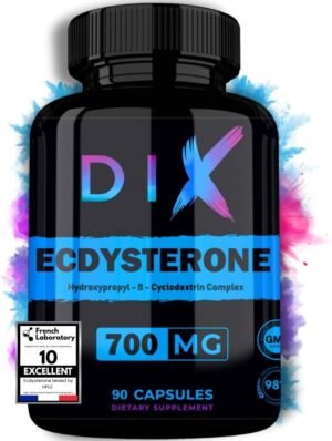 ECDYSTERONE 98 Pure 1490MG Absorption Optimal Qualite superieure 20-Hydroxy-Ecdysterone (20HE) GMP HACCP