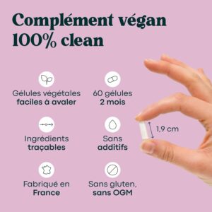 Vitamine B12 1000 µg Vegan 60 gél. 2 mois réduit la fatigue