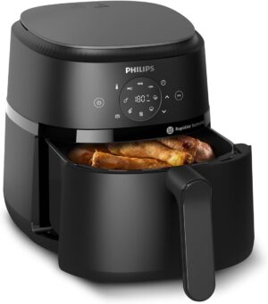 Philips Airfryer 2000 Series 4.2L - 1500W, RapidAir Technology, Digital Touch Screen, 13 Cooking Options, 9 Preset Functions, Up to