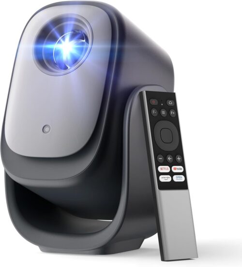 Dangbei N2mini Projector with Adjustable Stand, Officially Licensed Netflix, Native 1080p, Dolby Audio, Wi-Fi 6 and Bluetooth 5.2, A