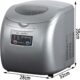 Machine à glaçons WOLTU 12 kg/24h, 3 tailles, 2,8 L