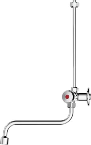 Thermoflow QMIX10 Robinet melangeur a Deux poignees pour Le Rangement sur la Table, Chromee, (H x B x T): 240 x 100 x 40 mm