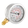 Akozon Hydraulic Pressure Manometer, 0-600Bar G 14 63mm Dual Scale Pressure Gauge Pneumatic and Hydraulic Pressure Gauge Water Pres