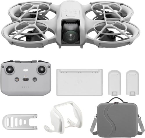 DJI Neo Fly More Combo polyvalent, Mini Drone avec camera 4K, drone autonome 135g, fonction follow me, demarrage manuel, suivi de sc