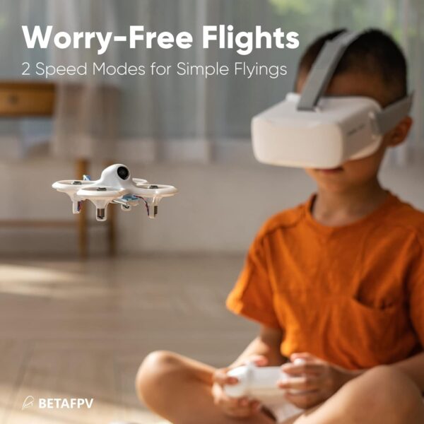 BETAFPV Cetus Lite FPV RTF Drone Kit avec Fonction D'auto-Protection de Maintien D'altitude Simulateur de Prise en Charge des Modes