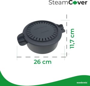 Wundermix - SteamCover Filtre vapeur anti-odeurs Pour Thermomix TM6, TM5, TM31, TM Friend Reduction de vapeur d'odeurs tena