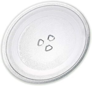 DL SERVICE Plateau Micro Onde Tournant pour Samsung, en Verre, compatible avec differents modeles, plateau tournant avec 3 attaches,