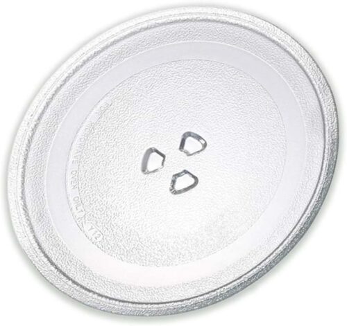 DL SERVICE Plateau Micro Onde Tournant pour Samsung, en Verre, compatible avec differents modeles, plateau tournant avec 3 attaches,