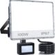 ANNIFUNLY Projecteur LED Exterieur avec Detecteur, 100W 10000LM Spot LED Exterieur Avec Detecteur IP67 Etanche Projecteur Exterieur