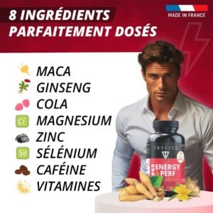 Formule Testo Homme 90 gélules - Ginseng Maca Vigueur