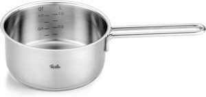 Fissler Collection Pure Jeu De Faitoutssautoircasserole En Inox, 6 Pieces Dont 4 A Couvercle En Metal (3 Faitouts, 1 Sautoir, 1 Ca