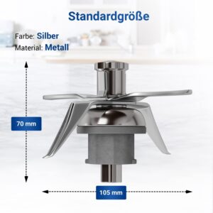 Pièces de rechange Thermomix TM21 - Vioks Messer inox SUS420