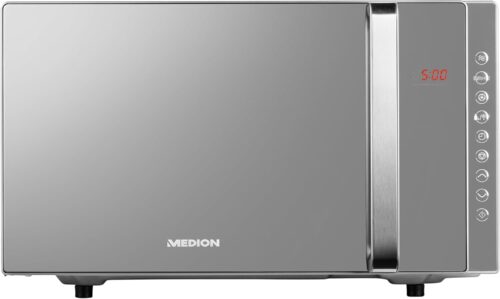 MEDION Micro-onde 3en1 avec gril et air chaud combine (23L, 800W, 1200 W grilair chaud, 10 programmes automatiques, 5 niveaux de pu