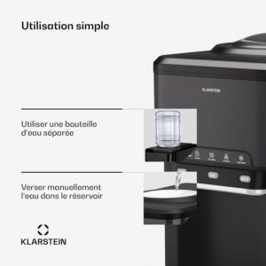 Machine à glaçons Klarstein 3L 20 kg autonettoyante