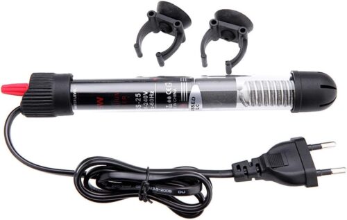 CAM2 Chauffage d'aquarium 60 l 50 W avec indicateur de temperature - Baton chauffant pour aquarium et aquarium (XS-50 W)