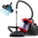 Akitas C10T 850W Aspirateur sans Sac Cylindre daspirateur avec Wessel Werk Allemand Grande Brosse rotative a tete Turbo de 28 cm de