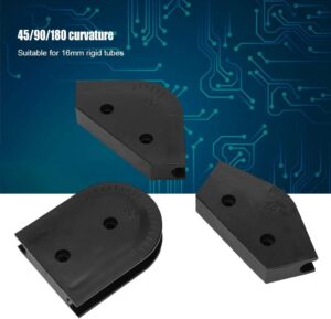 3pcs 16mm Moule de Coude de Tuyau Rigide, OD 4590180 Degres Ensemble d'outils de Cintrage de Tube Acrylique, Kit d'outils de Moule