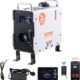 VEVOR Chauffage Diesel 2 kW, Rechauffeur d'Air 1224220 V, Controle par App Bluetooth, Telecommande et Ecran d'Affichage, Alarme CO