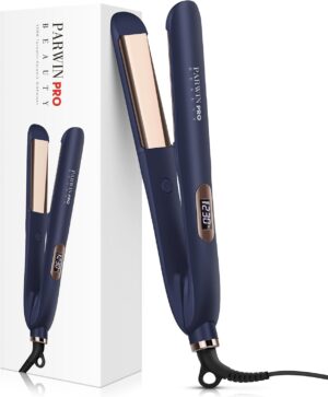 32 MM Lisseur Cheveux, PARWIN PRO BEAUTY 2 en 1 Lisseur Boucleur Cheveux, Fer a Lisser avec Revetement en Nano Titane, Plaque chauff