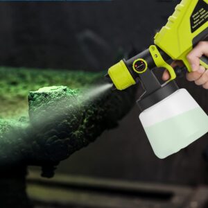 Pistolet a Peinture, DEWINNER Pulverisation de 550W, Debit reglable a Reservoir de 1000ML Detachable, electrique 3 nozzles Debit 100